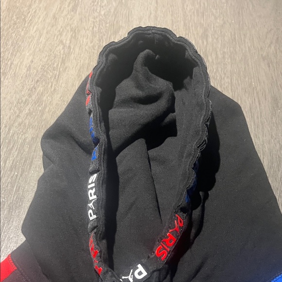 Jordan “Paris” Hoodie with Red and Blue Sleeves - Picture 2 of 6